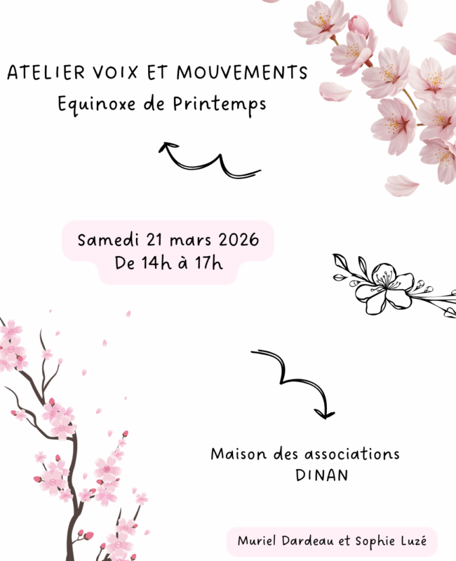 Atelier voix et mouvement Equinoxe de Printemps 2026